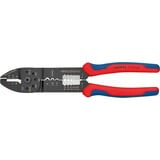 KNIPEX Crimpzange 97 32 240 rot/blau, Abisolieren, Crimpen 0,5 - 6,0mm²