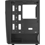 Aerocool Wave-G-BK-v1, Tower-Gehäuse schwarz, Tempered Glass