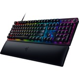 Razer Huntsman V2, Gaming-Tastatur schwarz, DE-Layout, Razer Clicky Optical (Purple)