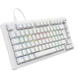 Sharkoon SKILLER SGK25, Gaming-Tastatur weiß, DE-Layout, Huano Red