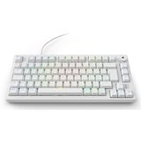 Sharkoon SKILLER SGK25, Gaming-Tastatur weiß, DE-Layout, Huano Red