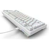 Sharkoon SKILLER SGK25, Gaming-Tastatur weiß, DE-Layout, Huano Red