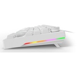 Sharkoon SKILLER SGK25, Gaming-Tastatur weiß, DE-Layout, Huano Red