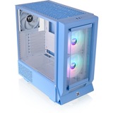 Thermaltake Ceres 350 MX , Tower-Gehäuse hellblau, Tempered Glass x 2