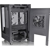 Thermaltake The Tower 100 Mini , Tower-Gehäuse schwarz, Tempered Glass