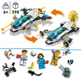 LEGO 60354 City Erkundungsmissionen im Weltraum, Konstruktionsspielzeug Interaktives digitales Abenteuerspielset mit Raumschiff und 3 Minifiguren