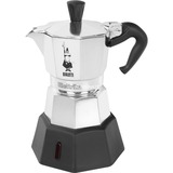 Bialetti Elettrika, Espressomaschine silber/schwarz, 2 Tassen