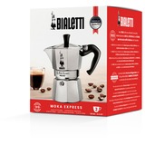 Bialetti Moka Express, Espressomaschine silber, 3 Tassen