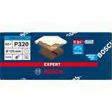 Bosch Expert C470 Schleifblatt, Ø 125mm, K320 Multilochung 50 Stück, für Exzenterschleifer