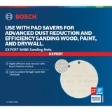 Bosch Expert M480 Netzstruktur-Schleifblatt Ø 150mm, K220 50 Stück, für Exzenterschleifer