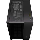 Corsair 6500X                      , Tower-Gehäuse schwarz, Tempered Glass x 2