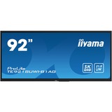 iiyama ProLite TE9218UWI-B1AG, Public Display schwarz (matt), UltraHD/5K, VA, Touchscreen, USB-C