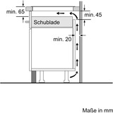 Bosch PXV845HC1E Serie 6, Autarkes Kochfeld schwarz/edelstahl, 80 cm