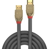 Lindy Ultra High Speed HDMI Kabel, Gold Line grau, 1 Meter