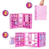 Mattel Barbie Traumkleiderschrank mit Puppe, Puppenmöbel 