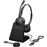 Jabra Engage 55 SE - USB-A UC Stereo, Headset schwarz, Stereo, USB-A, UC, mit Ladestation