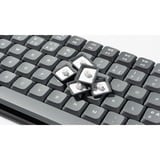 Keychron K3 Max, Gaming-Tastatur grau/orange, DE-Layout, Gateron Low Profile 2.0 Mechanical Brown, Hot-Swap, Aluminiumrahmen, RGB