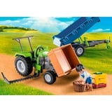 PLAYMOBIL 71249 Traktor mit Hänger, Konstruktionsspielzeug 