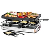 Rommelsbacher RC 1400, Raclette edelstahl/schwarz