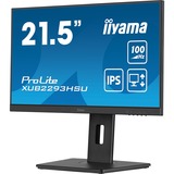 iiyama ProLite XUB2293HSU-B6, LED-Monitor 55 cm (21 Zoll), schwarz (matt), FullHD, IPS, AMD Free-Sync, 100Hz Panel