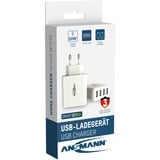 Ansmann Home Charger HC430, Ladegerät weiß, intelligente Ladesteuerung, Multisafe-Technologie