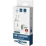 Ansmann Home Charger HC430, Ladegerät weiß, intelligente Ladesteuerung, Multisafe-Technologie