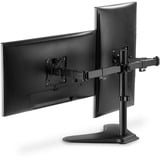 Digitus Universal Dual Monitor Ständer, Standfuß schwarz (matt)