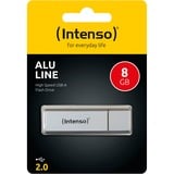 Intenso Alu Line 8 GB, USB-Stick silber