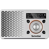 TechniSat DIGITRADIO 1 silber/orange, UKW, DAB+, Klinke