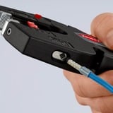 KNIPEX NexStrip Elektriker-Multiwerkzeug, Abisolier-Zange schwarz/rot