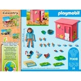 PLAYMOBIL 71308 Country Hühner mit Küken, Konstruktionsspielzeug 