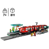 LEGO 60423 City Straßenbahn mit Haltestelle, Konstruktionsspielzeug 