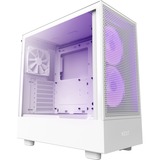 NZXT H5 Flow RGB All White, Tower-Gehäuse weiß (matt),  Tempered Glass