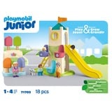 PLAYMOBIL 71703 Junior: Erlebnisturm mit Eisstand, Konstruktionsspielzeug 