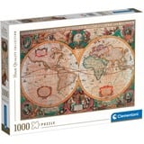 Clementoni High Quality Collection - Antike Karte, Puzzle 1000 Teile