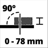 Einhell Tischkreissäge TE-CC 250 UF rot, 1.500 Watt