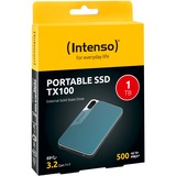 Intenso Externe SSD TX100 1 TB blaugrau, USB-A 3.2 Gen 1 (5 Gbit/s)