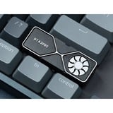 Keychron Graphics Card RTX3080 Aluminum Alloy Artisan Keycap, Tastenkappe schwarz/silber