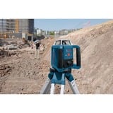 Bosch Rotationslaser GRL 400 H Professional, mit Baustativ blau, Koffer, rote Laserlinie