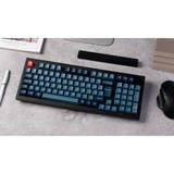 Keychron V5 Max, Gaming-Tastatur schwarz/blaugrau, DE-Layout, Gateron Jupiter Red, Hot-Swap, RGB