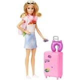 Mattel Barbie Travel Barbie, Puppe 