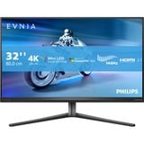 Philips Evnia 32M2N6800M, Gaming-Monitor 80 cm (31.5 Zoll), anthrazit, IPS, HDMI, DisplayPort, Adaptive Sync, HDR, 144Hz Panel