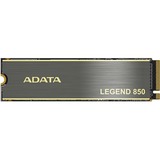 ADATA LEGEND 850 512 GB, SSD dunkelgrau/gold, PCIe 4.0 x4, NVMe 1.4, M.2 2280