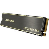 ADATA LEGEND 850 512 GB, SSD dunkelgrau/gold, PCIe 4.0 x4, NVMe 1.4, M.2 2280