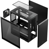 DeepCool MACUBE 110, Tower-Gehäuse schwarz, Tempered Glass