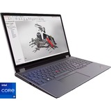 Lenovo ThinkPad P16 G2 (21FA0005GE), Notebook grau/schwarz, Windows 11 Pro 64-Bit, 40.6 cm (16 Zoll) & 165 Hz Display, 1 TB SSD