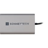 Sonnet Adapter Thunderbolt 3 > Dual DisplayPort grau/schwarz, 30cm