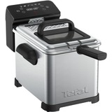 Tefal Fritteuse FR507D Family Pro Digital edelstahl/schwarz, 2.400 Watt, Ölbehälter 4 Liter