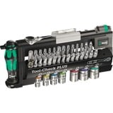 Wera Tool-Check PLUS Imperial, 39-teilig, Bit-Satz schwarz, inkl. Bit-Ratsche und Steckgriff, zöllig