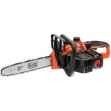 BLACK+DECKER Akku-Kettensäge GKC3630L20 orange/schwarz, Li-Ionen Akku 2,0 Ah